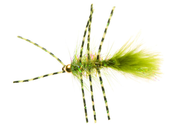 Crystal Bugger Rubber Leg Olive Daiichi 1560 #8