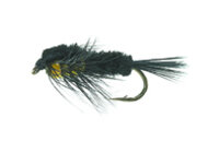 Montana Nymph Black/Yellow Daiichi 1710 #10
