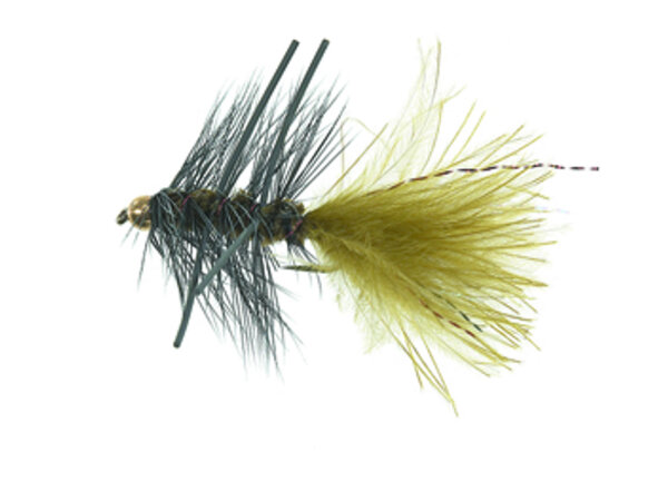 B.H. Rubber Leg Woolly Olive Daiichi 1720 #8