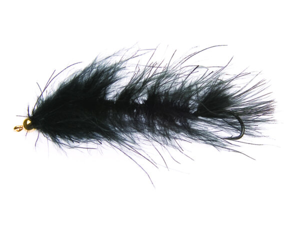 Marabou Worm Black Daiichi 3111 #6