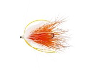 Marabou Worm White/Orange Daiichi 3111 #10