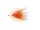 Marabou Worm White/Orange Daiichi 3111 #10