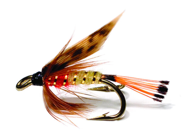 Olsen Red/Cream Mustad 3582 #10