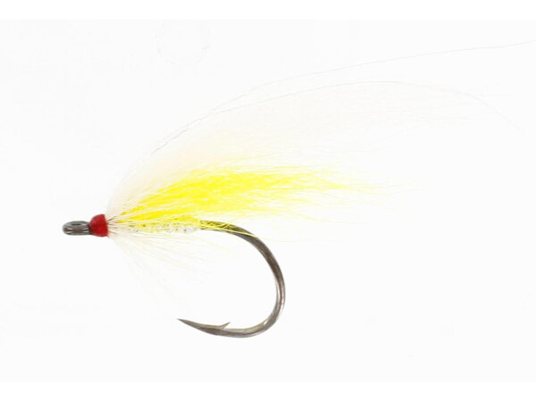 SpinFly Blondie White/Yellow Mustad #4