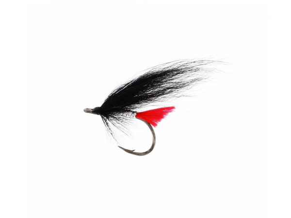 SpinFly Black/Silver Mustad #6