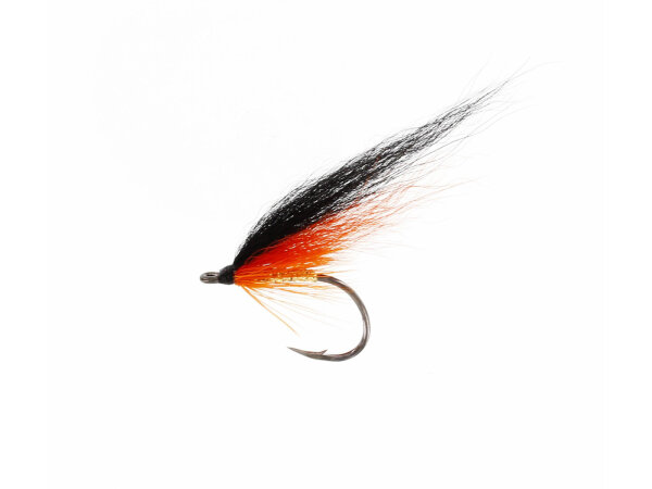 SpinFly Black/Orange Mustad #6